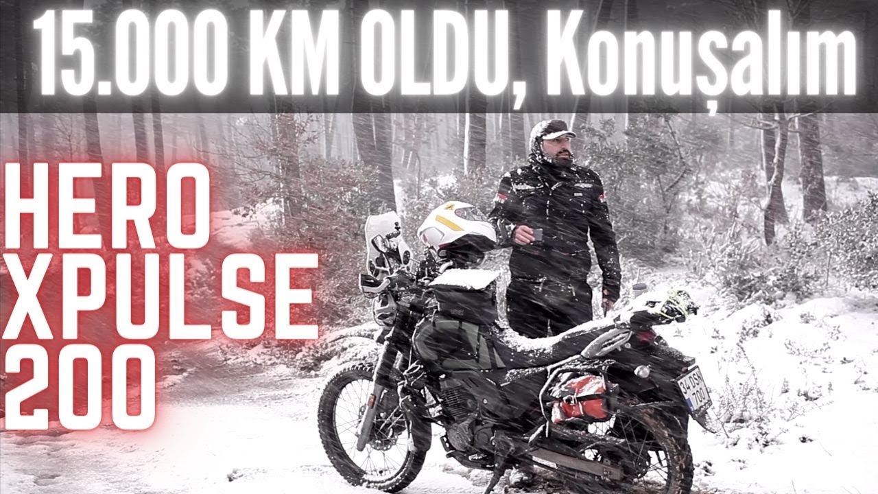 Karlı Aydos Ormanında Hero Xpulse 200 15.000 KM Değerlendirmem