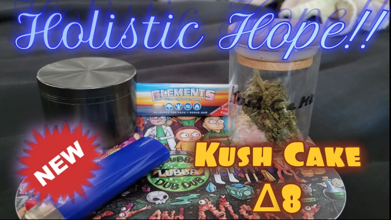 Reviewing Holistic Hope's, Kush Cake🍰, Delta 8 Flower💯🔥🌿 (∆8) #weed #delta8flower