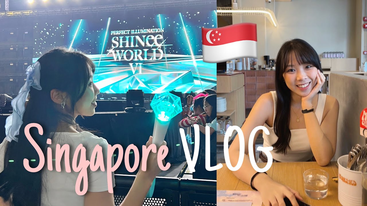 vlog #41 🇸🇬 Singapore Trip for SHINee Concert VI Perfect Illumination, Garden by the Bay