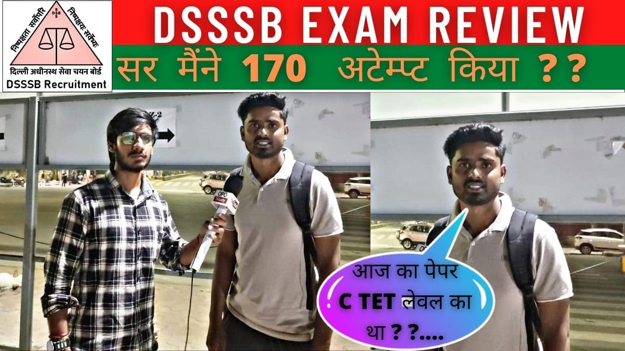 DSSSB PRT Exam Review (29March, Shift 3) | DSSSB Answer Key 2022 | DSSSB PRT Paper Analysis | today