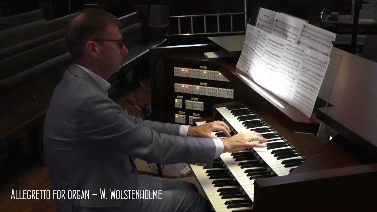 André de Jager | Allegretto for organ {W. Wolstenholme} | Allen Orgel | Breepleinkerk Rotterdam