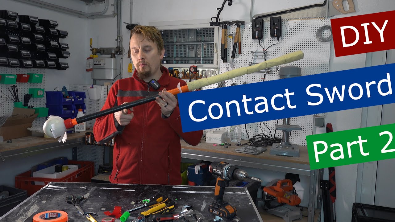 DIY Fire Contact Sword part 2 by Modern Juggling I Building Tutorial