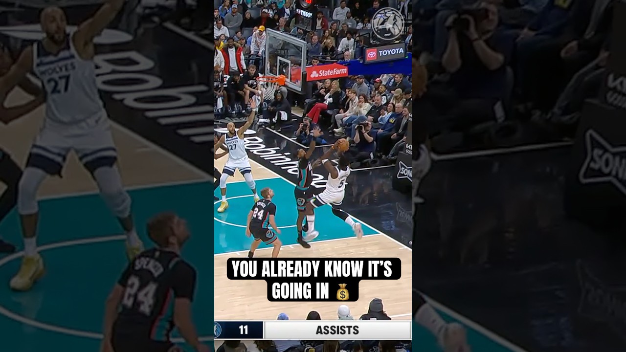 Can&rsquo;t Stop The Ant Man 🐜 Anthony Edwards Drains The UNREAL Fadeaway