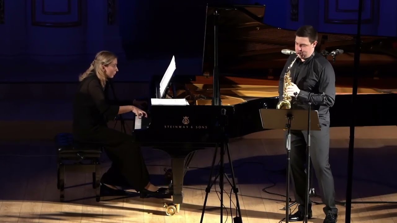 Serge Leontiev - Sonatina for alto saxophone and piano (RD duo, Lviv National Philharmonic, 2023)
