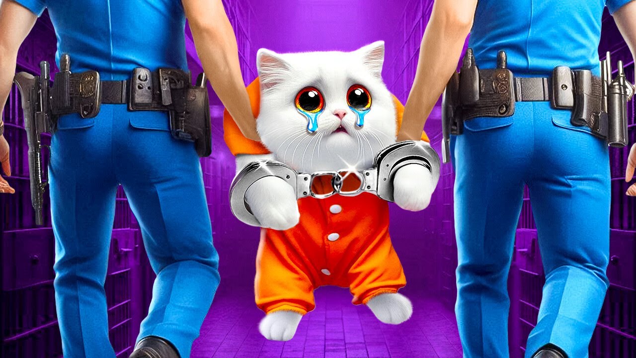 KOT WSADZA SŁODYCZE DO WIĘZIENIA ⛓️&zwj;💥🙀 Testowanie niesamowitych rękodzieł i sztuczek od Cute Kitty