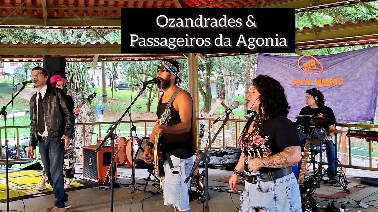 Ozandrades e Passageiros da Agonia em Tentaram acabar com o roquenrou (ao vivo na Praça do Coreto)