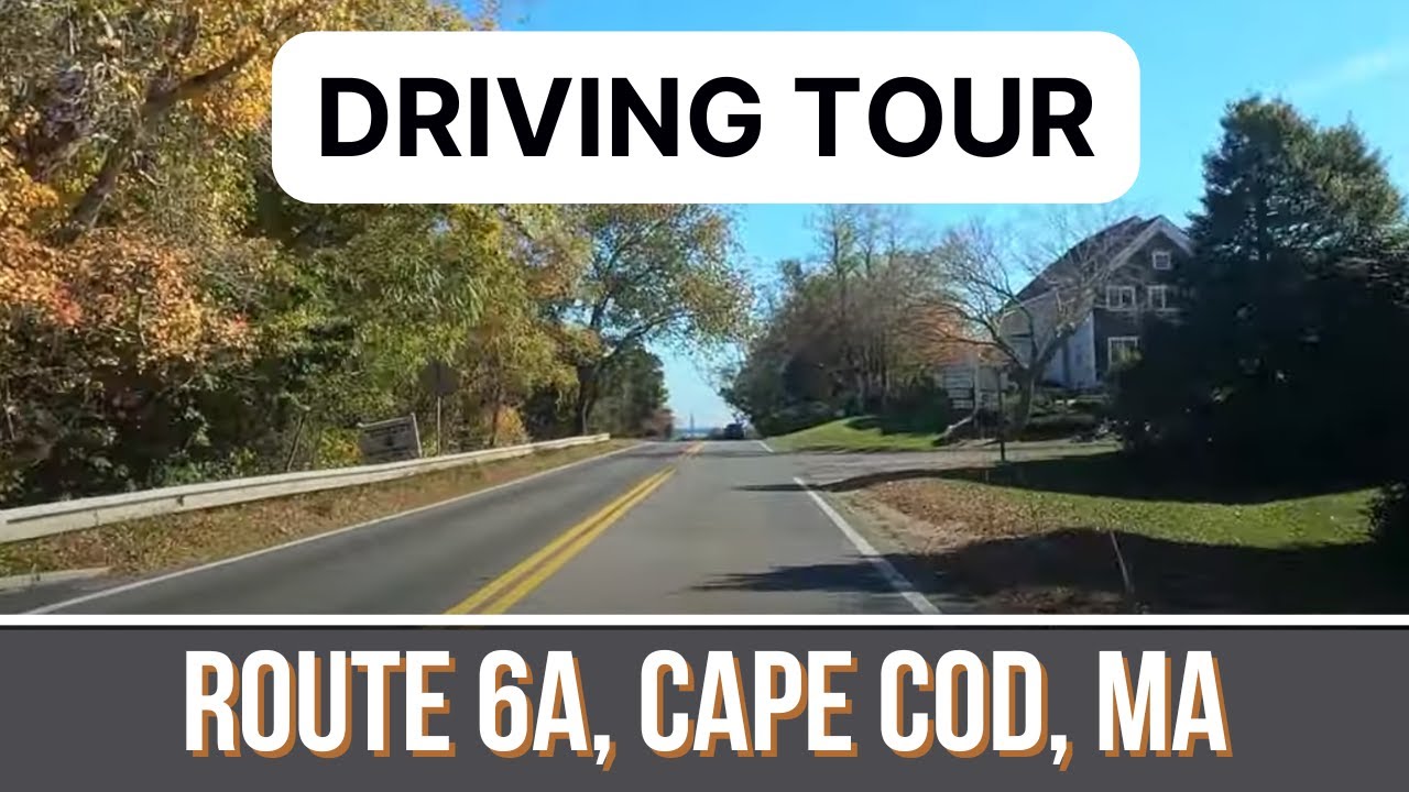 Cape Cod's Backroads in the Fall - Old King's Highway in Sandwich in Autumn