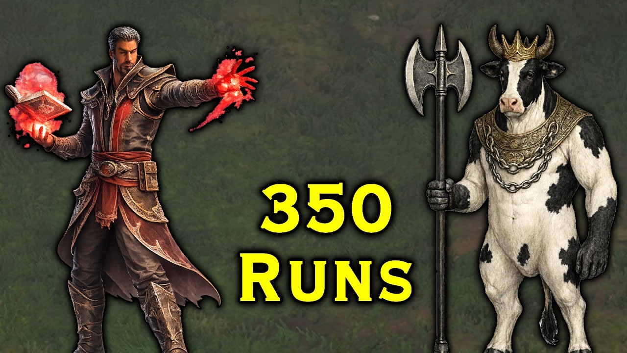I Farmed The Cow Level For 24 HOURS! - WARLOCK BLOOD BOIL