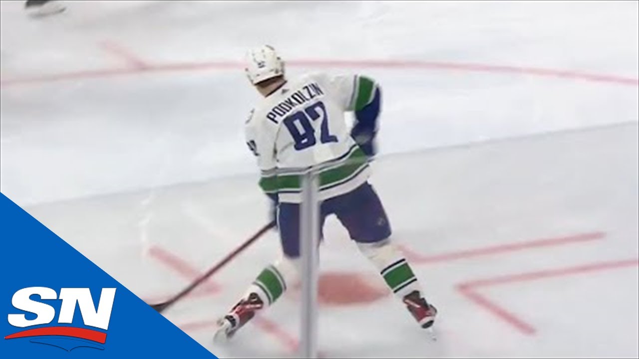 Vasily Podkolzin Snipes Puck Past Carter Hart For First Career NHL Goal