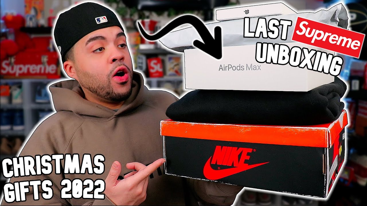 My Christmas Gifts Haul 2022 | Supreme FW22 Week 16 UNBOXING Winter Tees