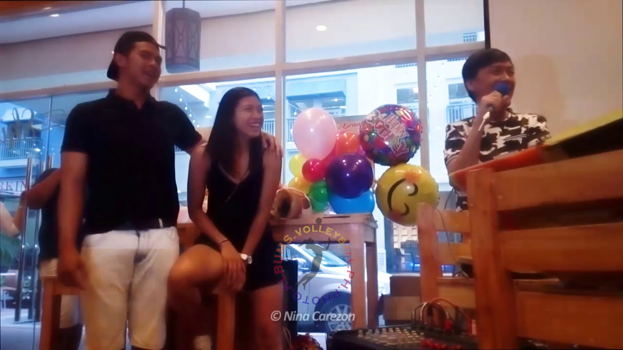 Larz sings for Alyssa's 24th Birthday with the Alyfinity  - Ako'y sayo at ika'y akin lamang