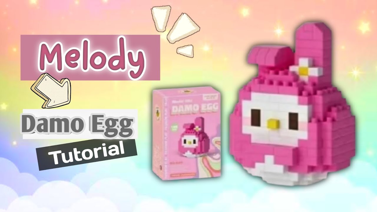 HOW TO BUILD BRICKS DAMO EGG MELODY | TUTORIAL DAMO EGG NO K60