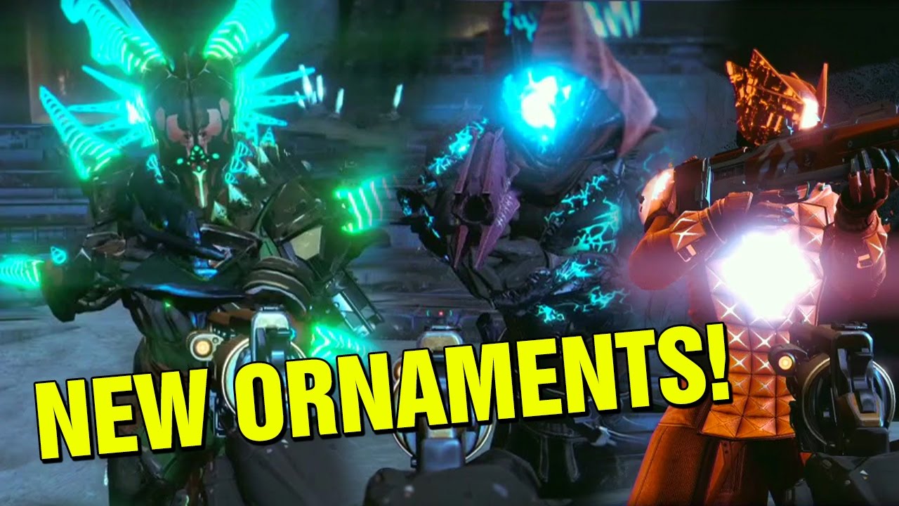 Destiny Age of Triumph All Raid Gear Ornaments, New Exotic Weapon Ornaments