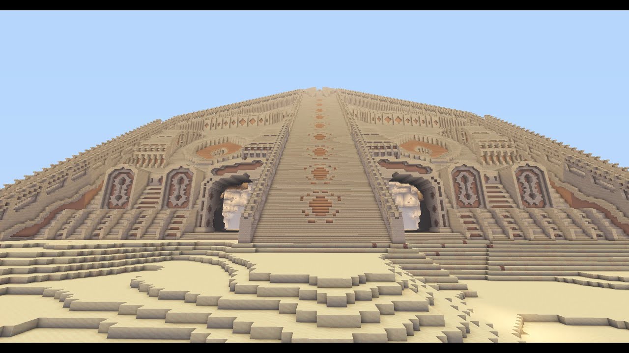 Timelapse whats inside minecraft pyramid