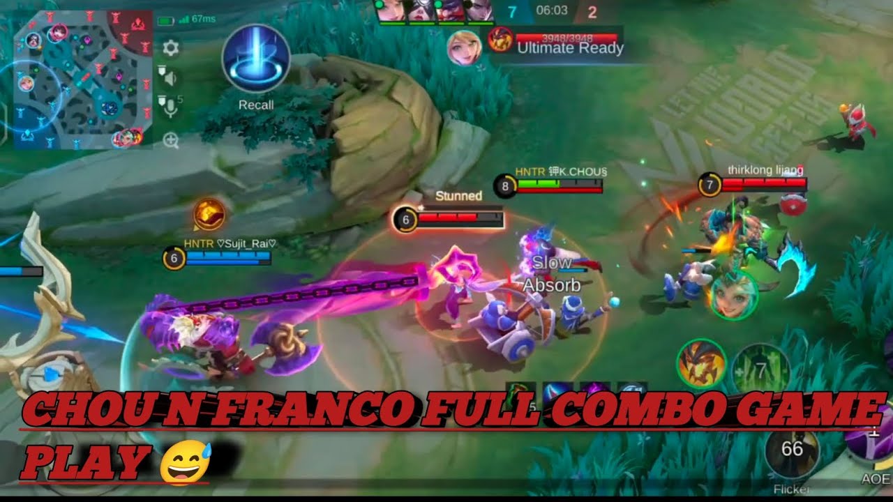 CHOU n Franco combination game play 👍