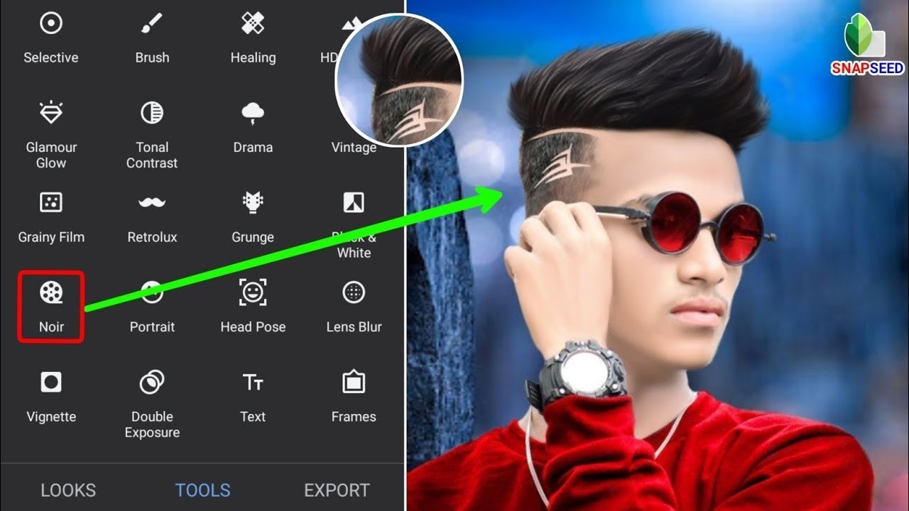 Snapseed Hair Style Editing | Snapseed Hair + Face White Photo Editing | Snapseed New Photo Editing