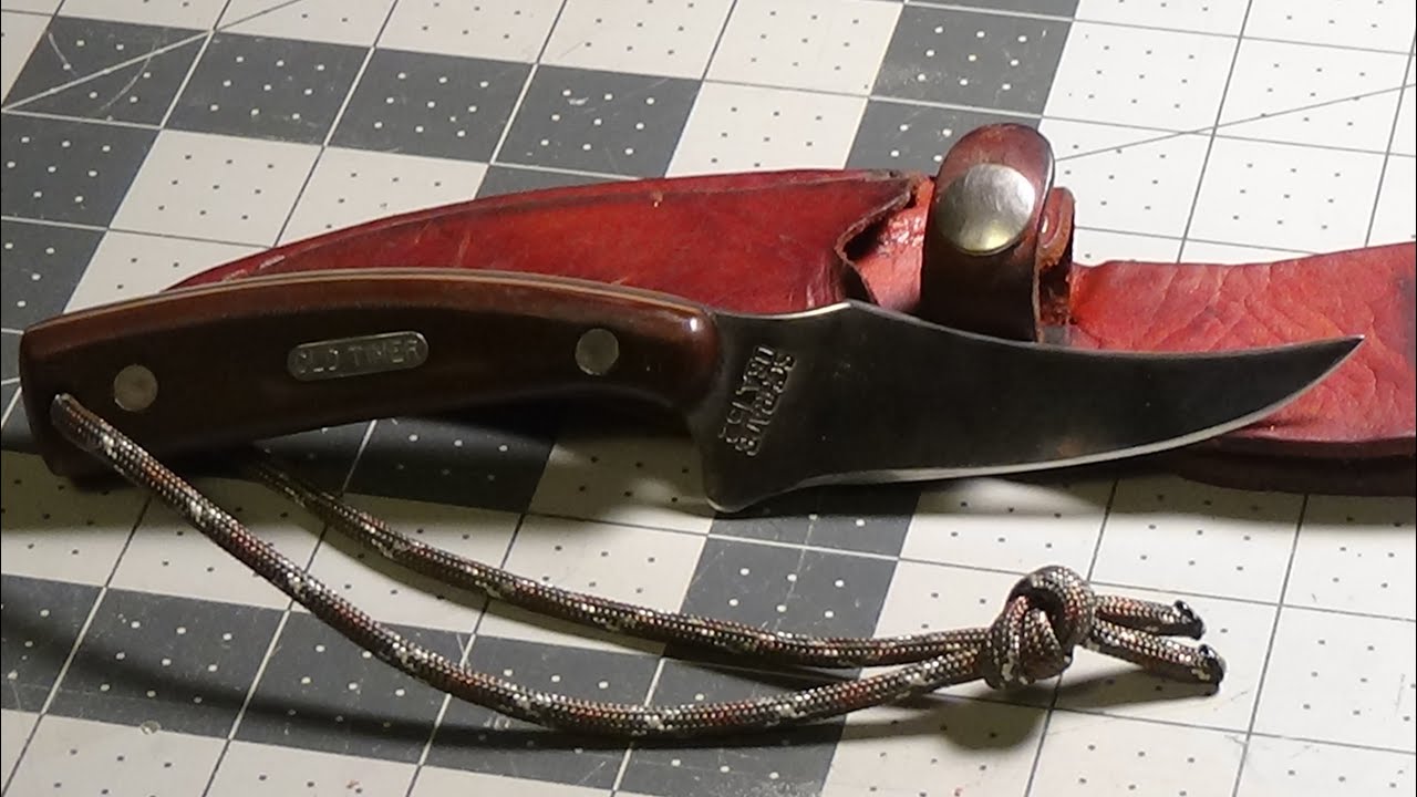 Schrade USA 152 Old Timer sharp finger clean up