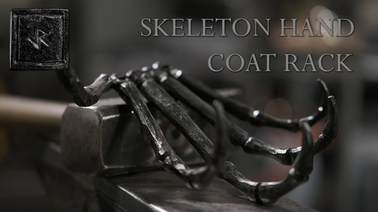 Forging a Skeleton Hand Coat Rack