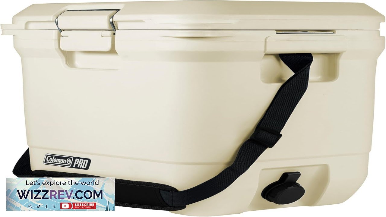 Coleman Pro Heavy Duty 25qt Ultra Light Premium Hard Cooler Extra Thick Insulation Keeps