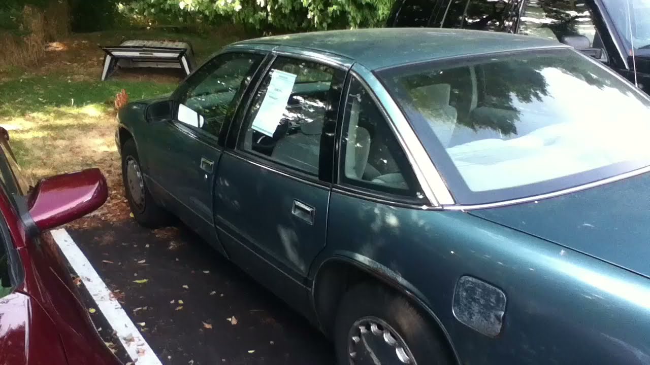 1993 Buick Regal Custom cold start, tour