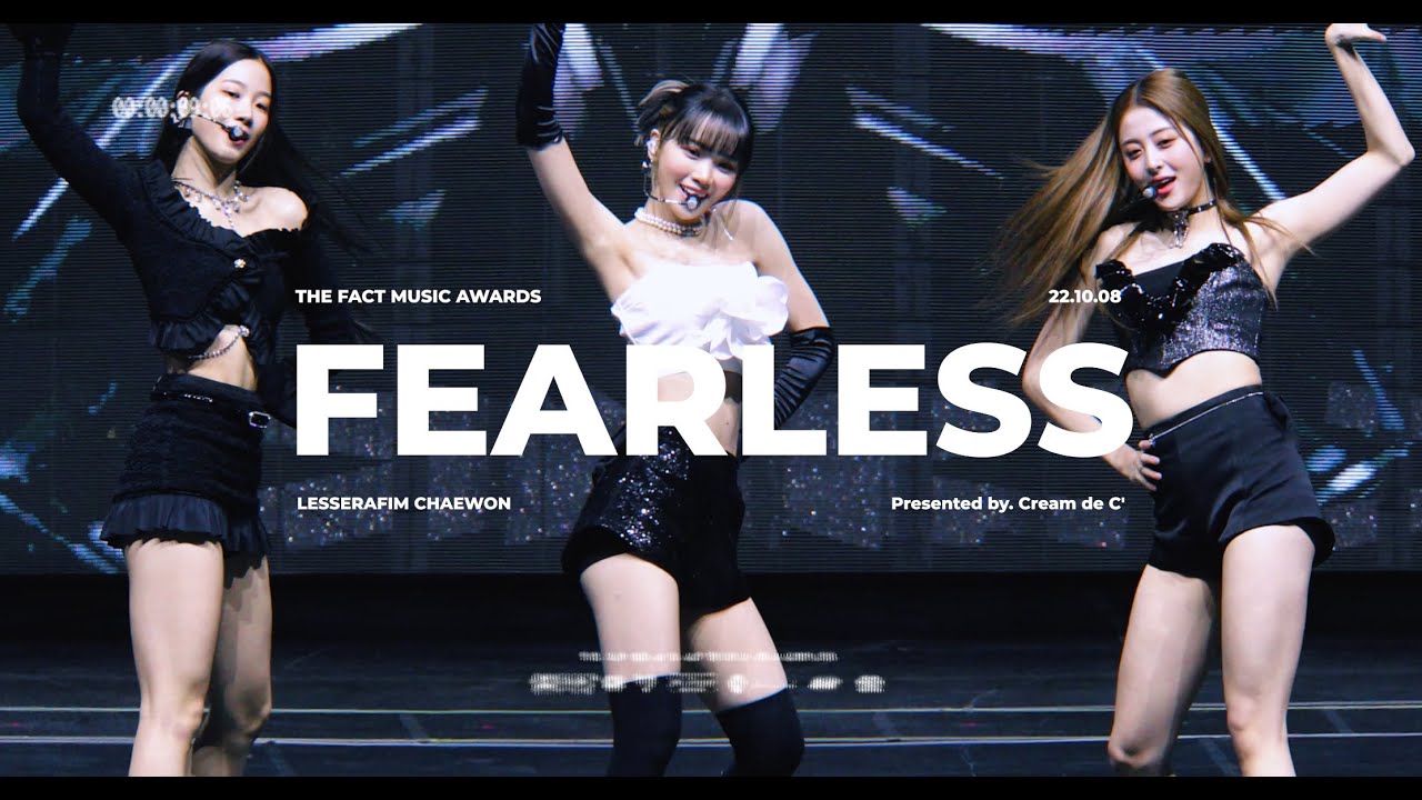 [4K] 221008 김채원 KIMCHAEWON 르세라핌 LE SSERAFIM 'FEARLESS' 피어리스 직캠 @The Fact Music Awards