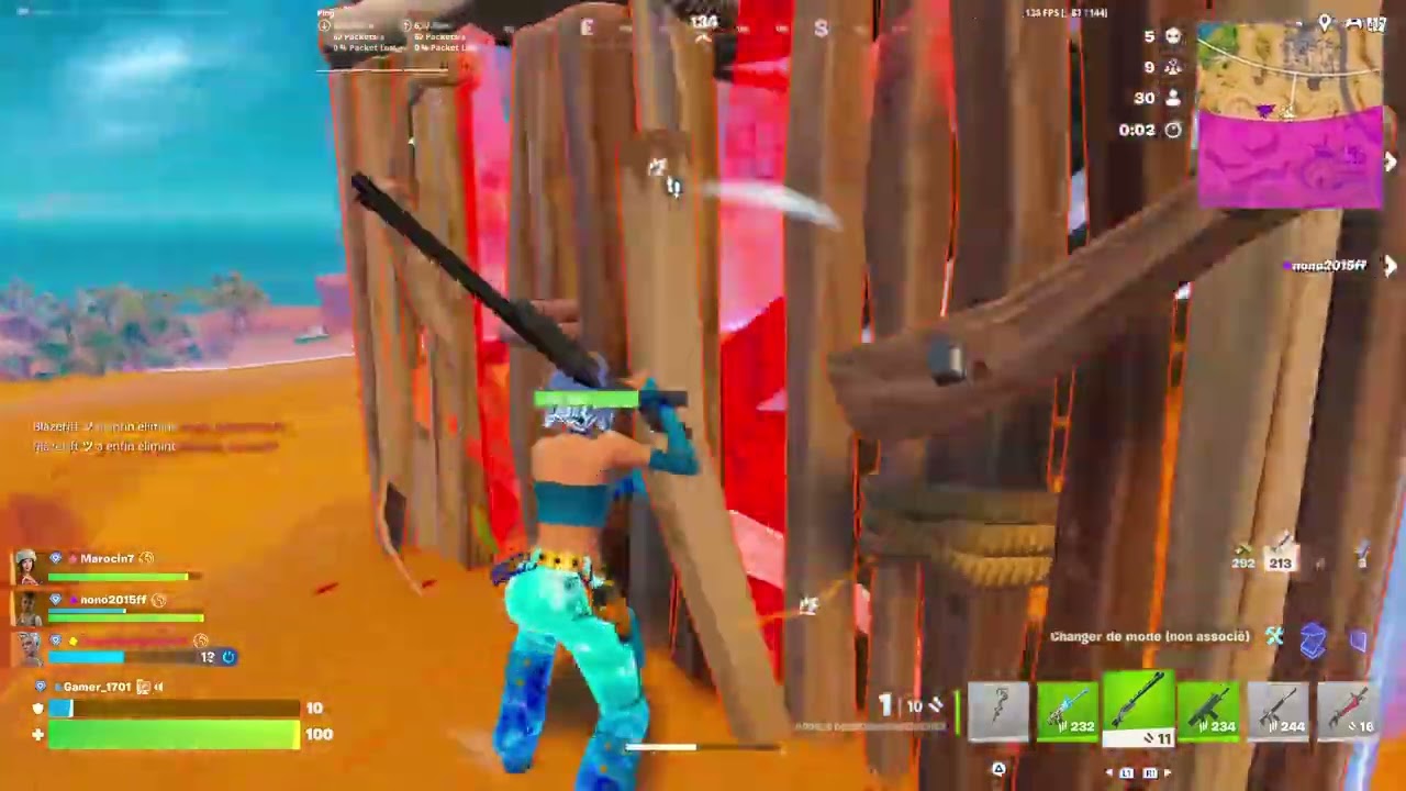 petite game en recharge classé pour faire top 1 (fortnite)