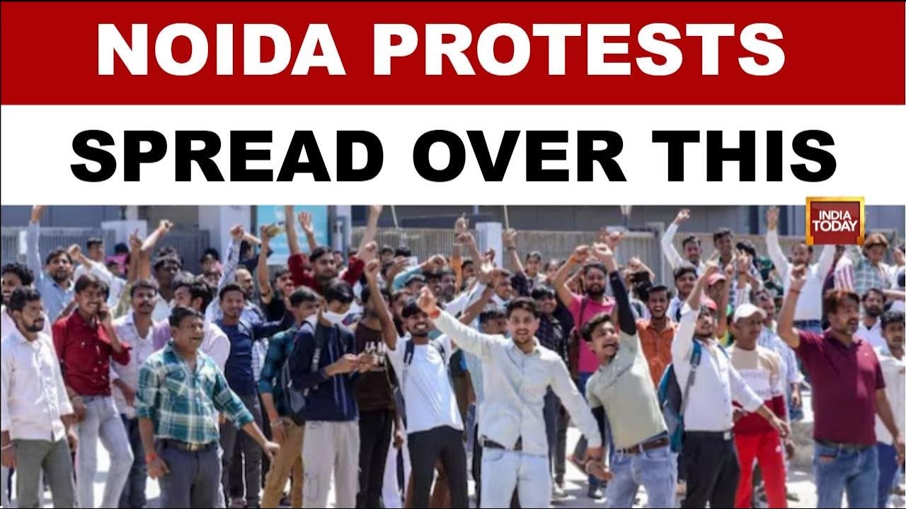 Noida Protests Spread: University Staff Demand Salary Hike As DM Warns Outsourcing Agencies