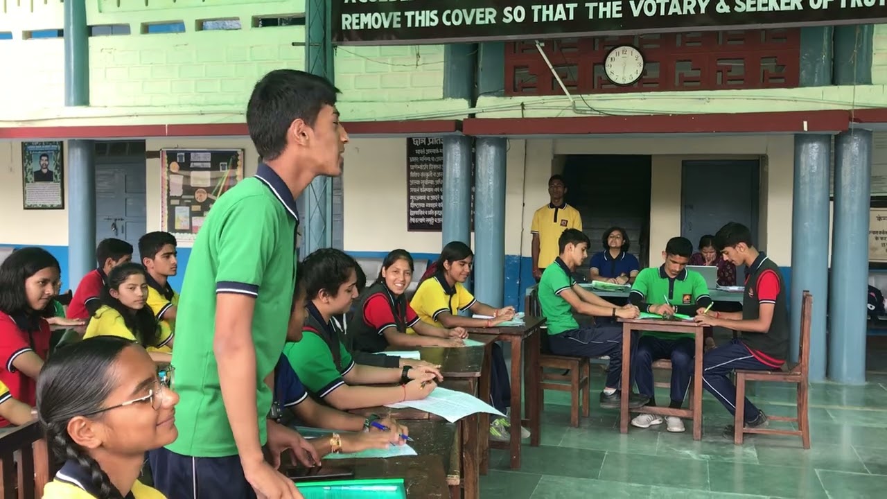 YOUTH PARLIAMENT WINNER KV RANIKHET DEHRADUN REGION PRACTICE SESSION