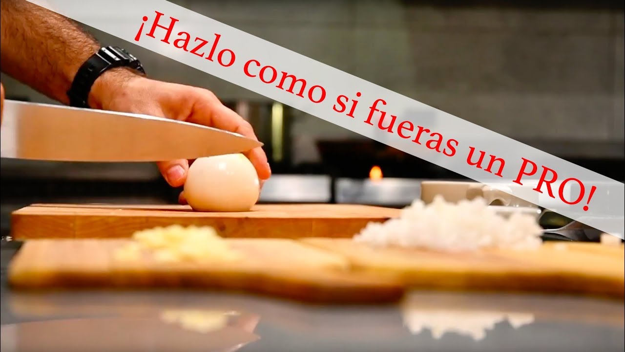 ¿Cómo picar cebolla y ajo como un PRO?