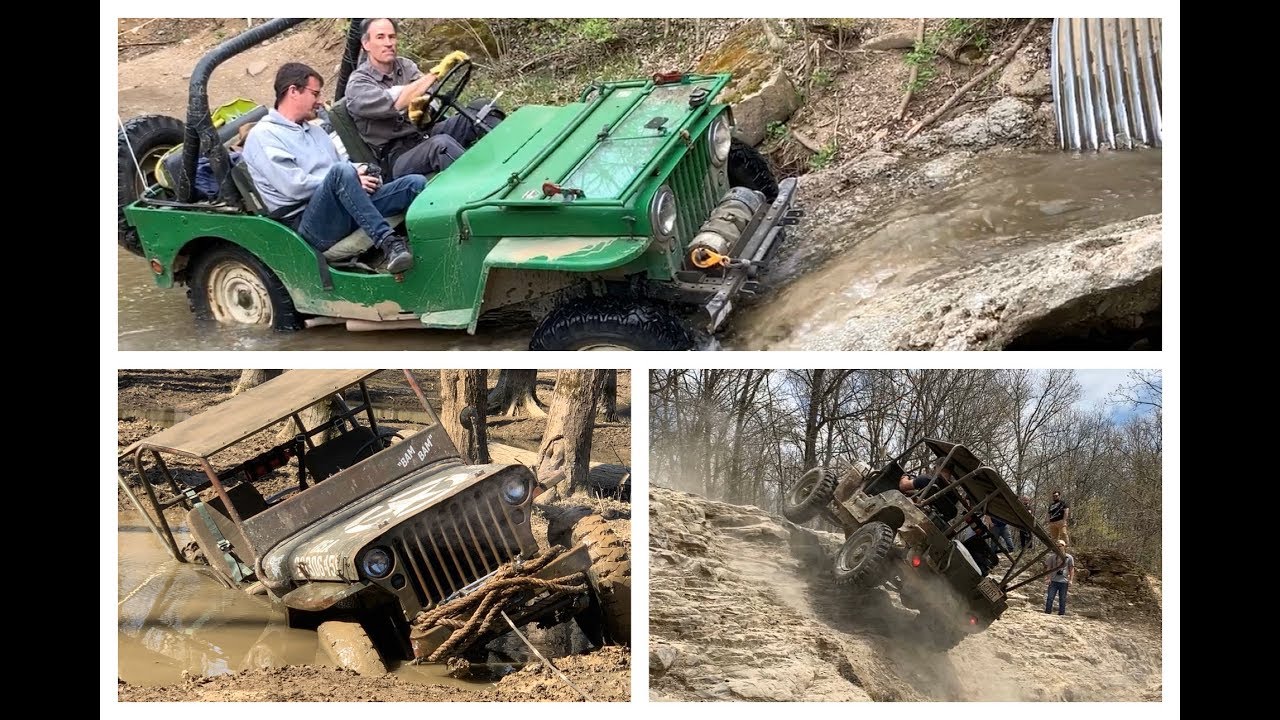Willys Flatfender Jeeps Wheeling Badlands Off-road Attica, IN