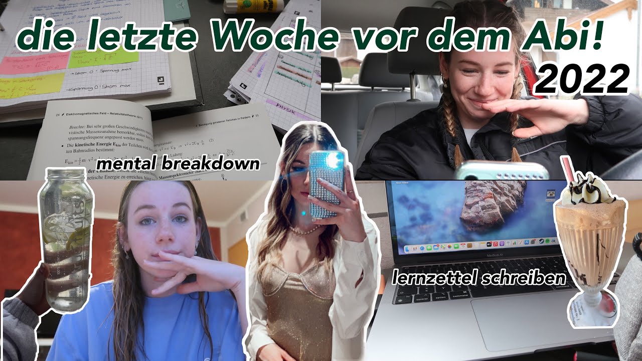 die letzten Tage vor dem Abitur 2022🤯| Abilifestyle, mental Breakdown, lernen | jennybelly