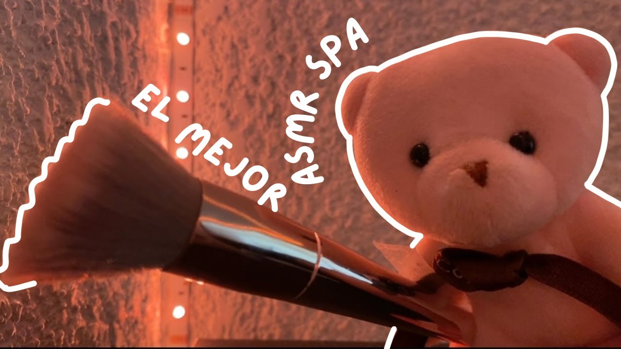 ASMR SPA DEL OSITO💆🧸Masaje y cuidado, tratamiento facial, mascarilla, susurros relajante para dormir