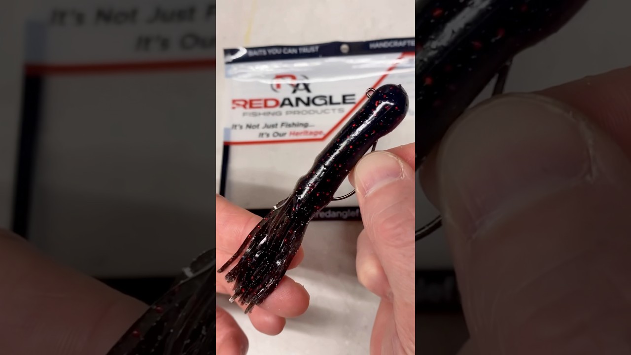 How to Rig a Weedless Tube - Tube Jig #fishingtips #fishingvideo #tubebaits