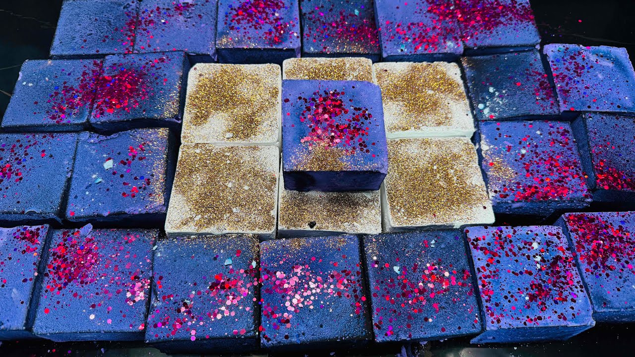 Soft Dusty Dyed Chalk ASMR Crush | Oddly Satisfying ASMR Chalk Video 