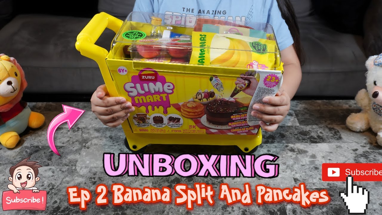 Slime Mart Shopping Cart EP 2-Banana Split and Pancakes ASMR
