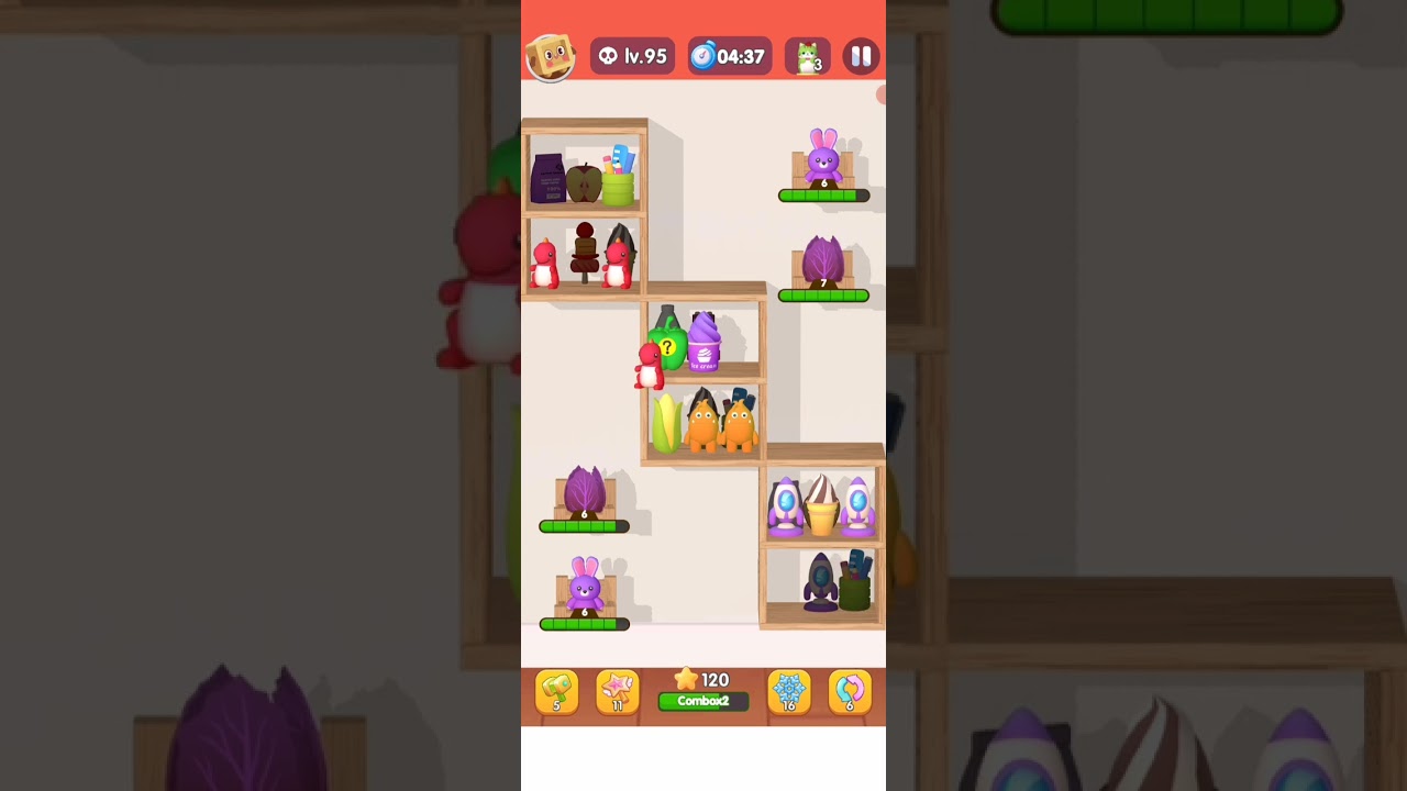 Goods Sort Level 95 Gameplay Sorting Games | Mind Crush