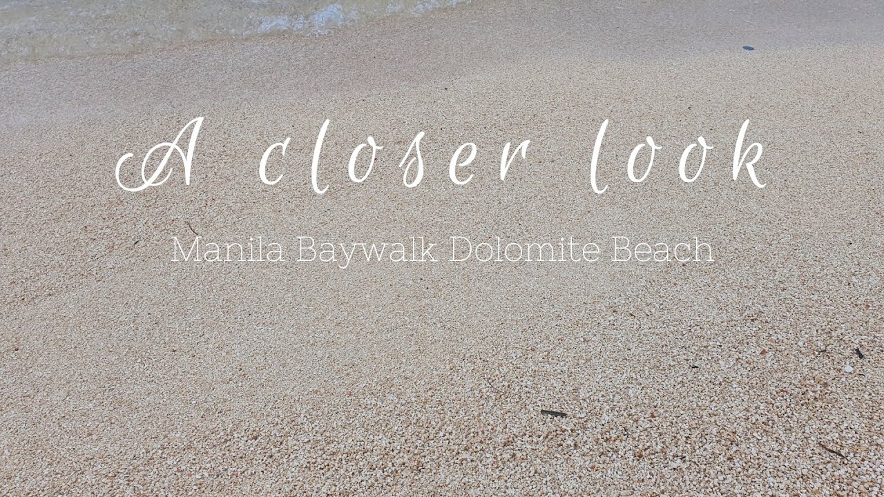 DOLOMITE BEACH. Manila bay