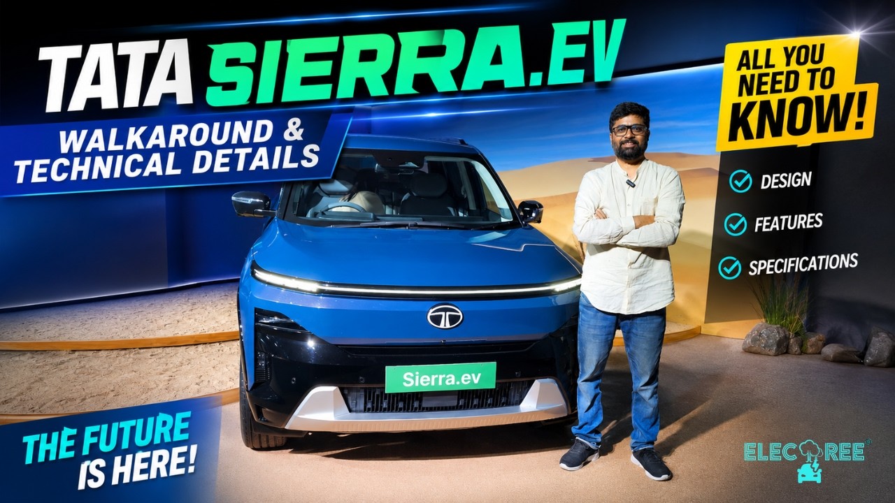 Tata Sierra EV | Walkaround | Good and Bad | Can it Handle 3 in the Rear?