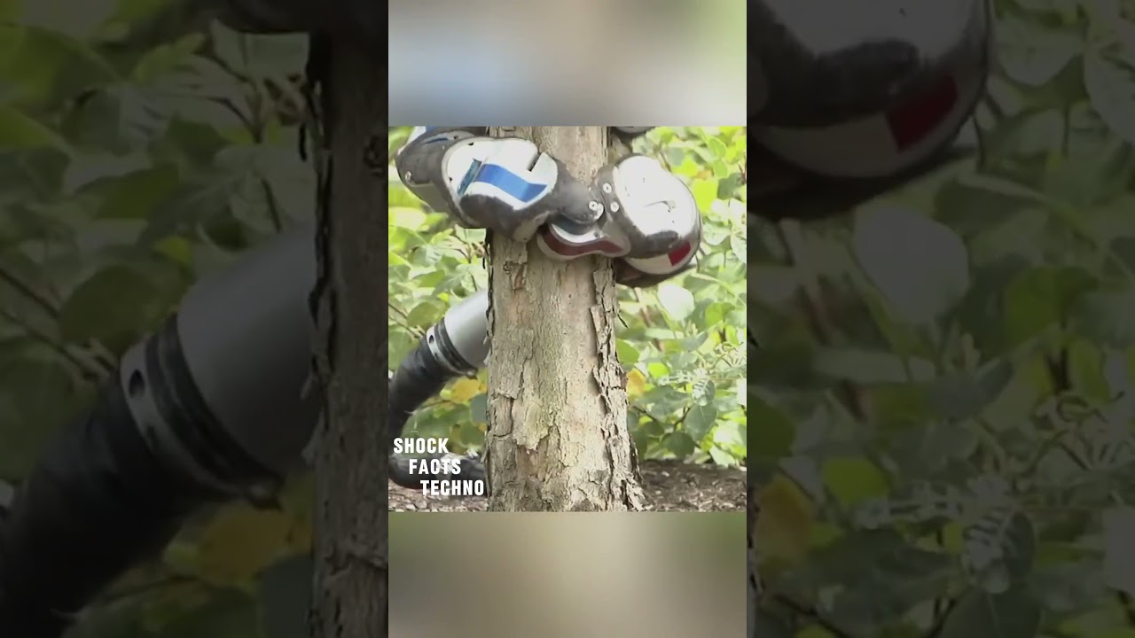 Робот-змея из Carnegie Mellon, который взбирается на деревья #инновации #технологии #short