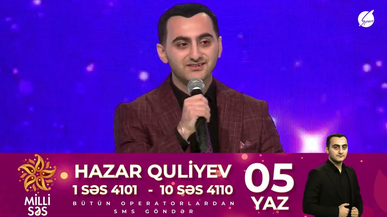Hazar Quliyevin &ccedil;ıxışı - Milli Səs / Space TV