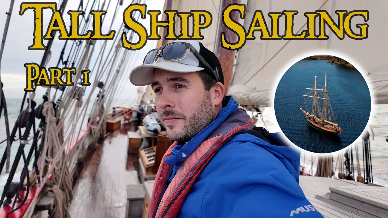 Non-Stop Tall Ship Sailing Delivery Adventure along the English Coast to Plymouth Part 1.