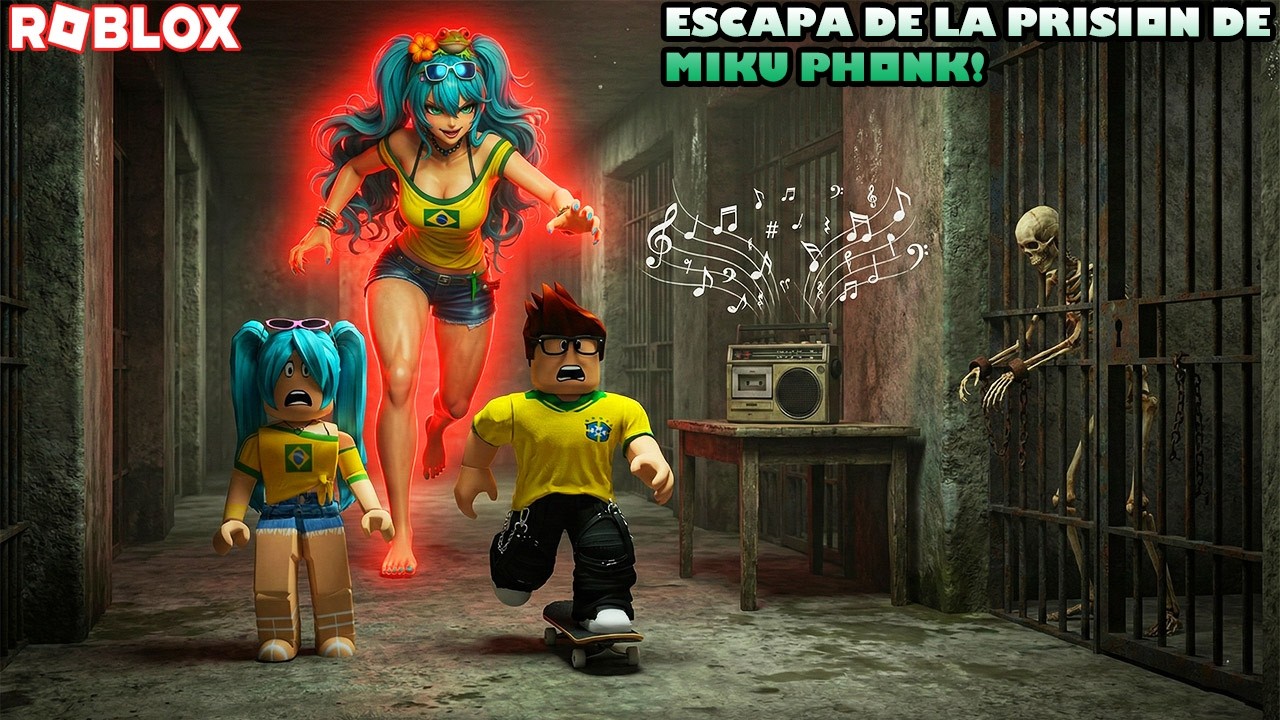 Escapa Bailando De La Prision De La Miku Phonk La Loca! 😮😄