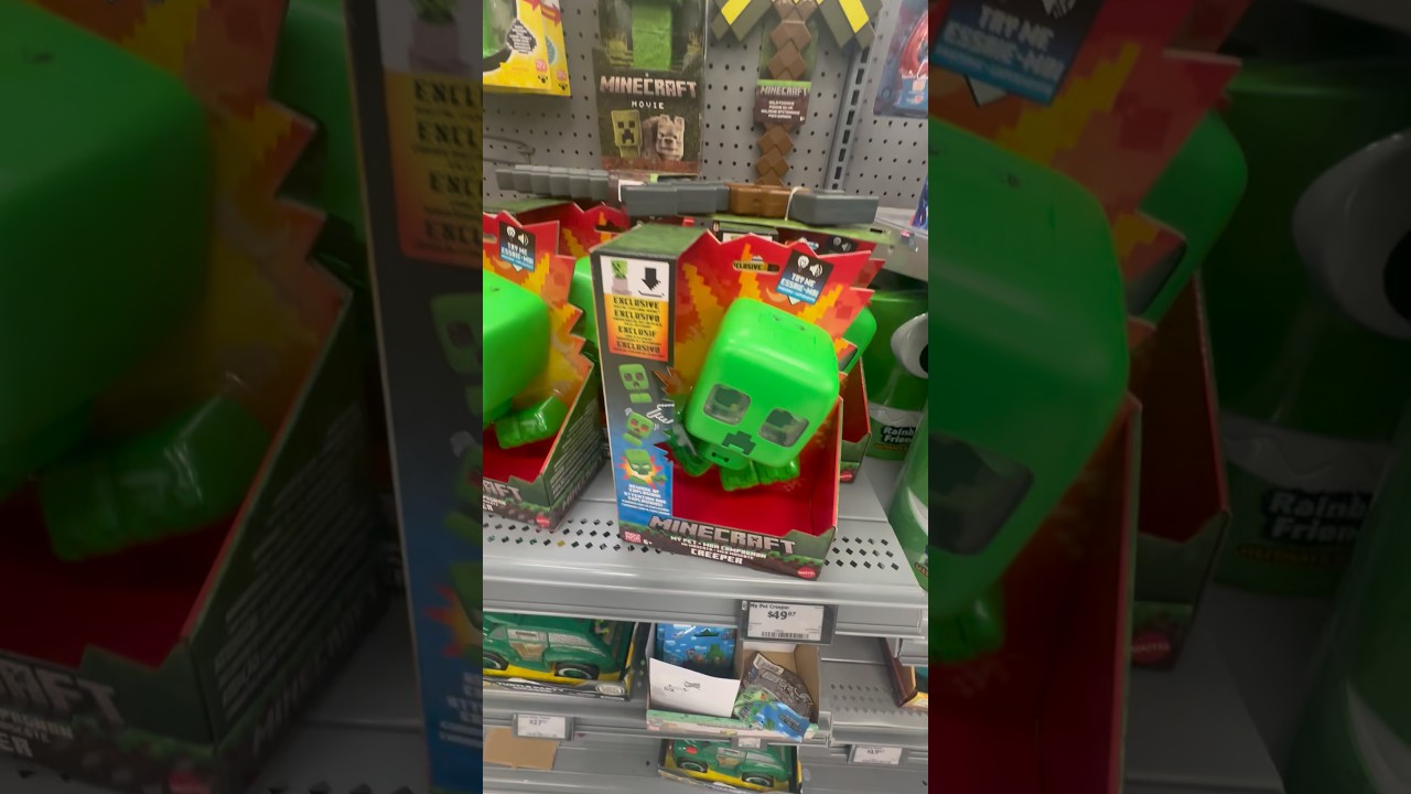 MY PET #creeperminecraft #creeper #creepercraft #creeperworld #creeperarmy #mattel #walmarttoys