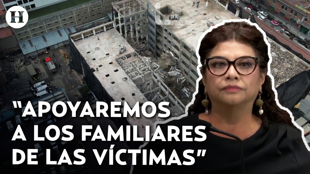 ¡No habrá impunidad! Clara Brugada promete reparación del daño por colapso en San Antonio Abad