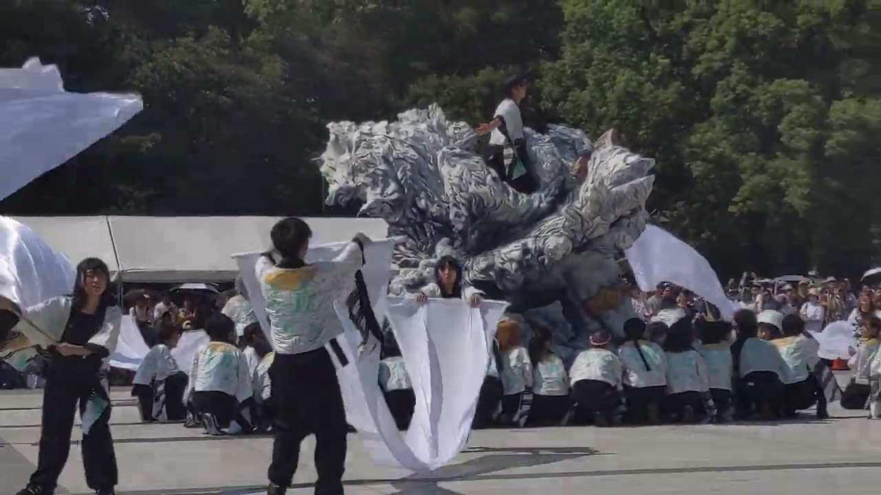 🐘#Full4-2　#GARUDA#Wings#Flying #Mikoshi#Perform #77th#GEISAI#Fes #Tokyo #University of the Arts#2024