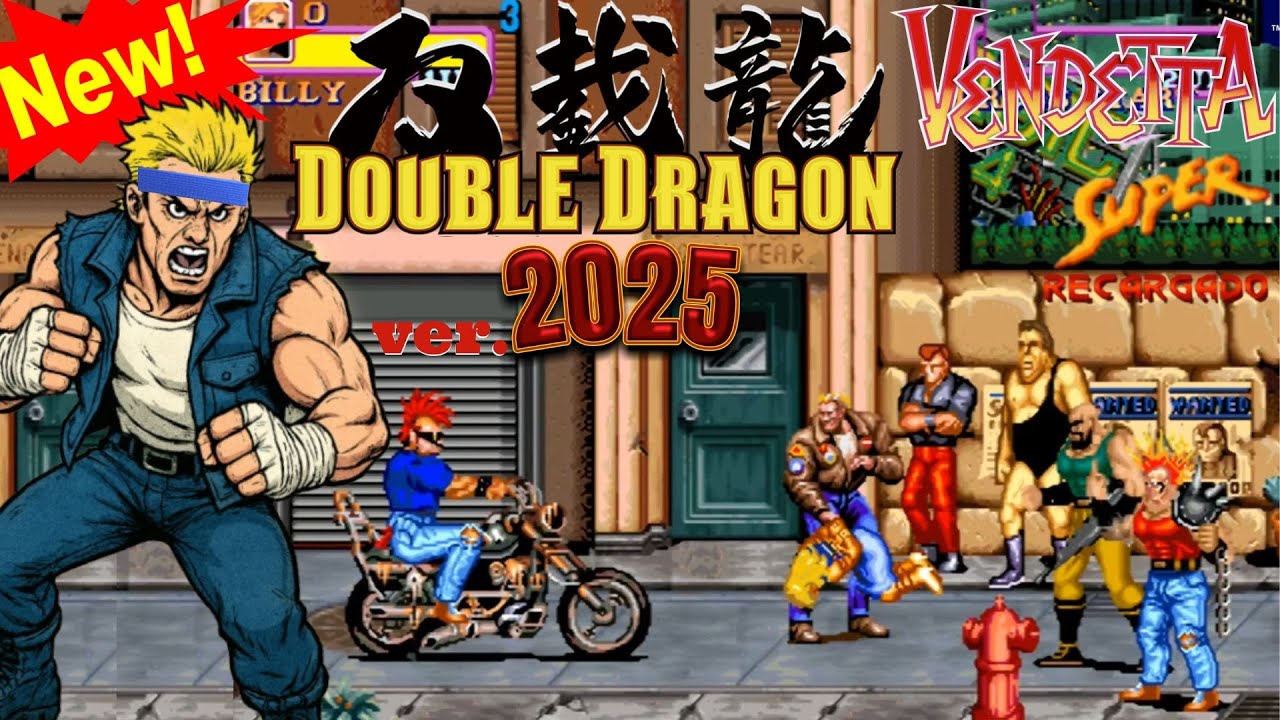 ✅Double Dragon Mode 2025 - Vendetta super recargado [OpenBOR] games - game - gamer - fãdejogos