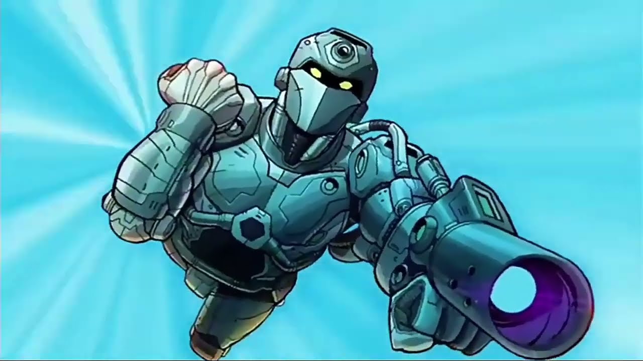 Tech jacket & Robot Comic animation pack, color corrected, shadered