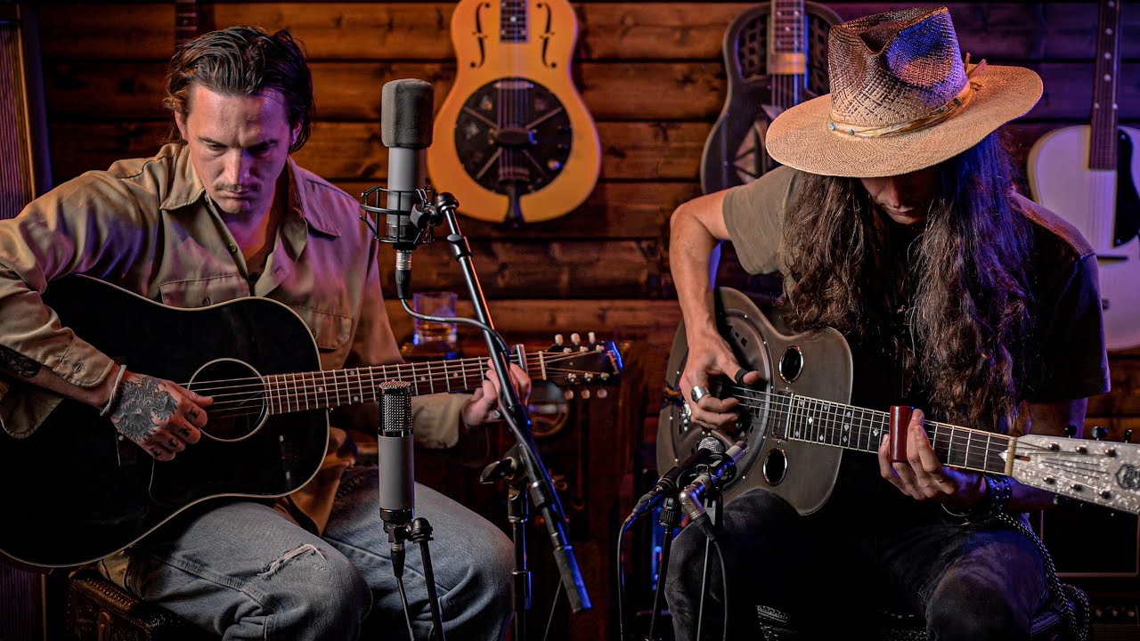 The Saloon Sessions | “Diving Duck Blues” Slide Guitar & Vocals | Justin Johnson & Liam St. John
