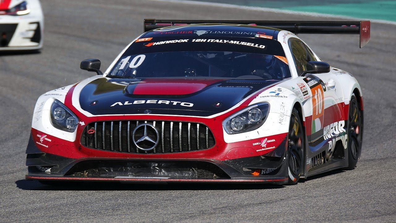 Mercedes AMG GT3 12H Mugello 2019 Hofor Racing Kenneth Heyer race-media.tv Onboard Motorsport