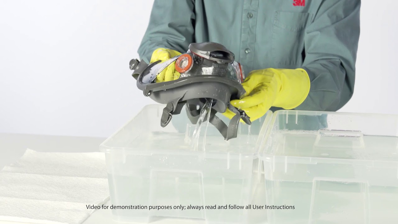 3M  6000 Series Full Facepiece Training Chapter 8 Cleaning